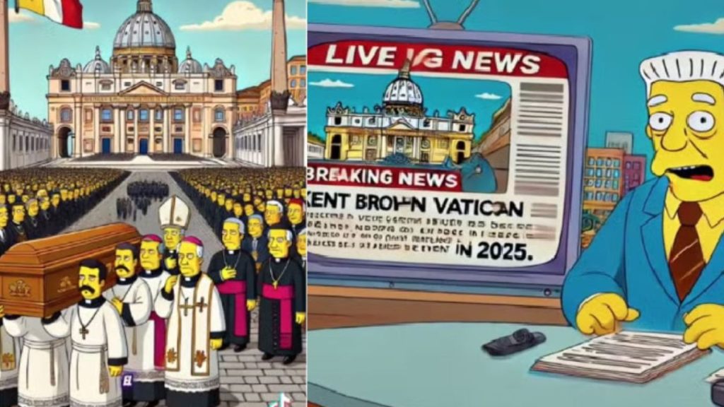 los-simpson-muerte-del-papa-francisco-inteligencia-artificial