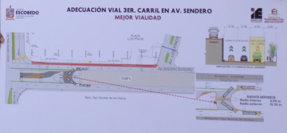 escobedo
obra vial
paso peatonal