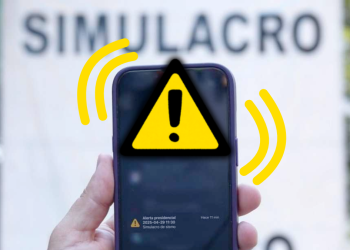 alerta sísmica celular, Simulacro Nacional, mensaje emergente, Protección Civil