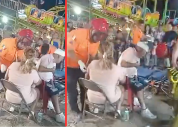 juego mecánico, juárez, el gusanito, lesionados, falla