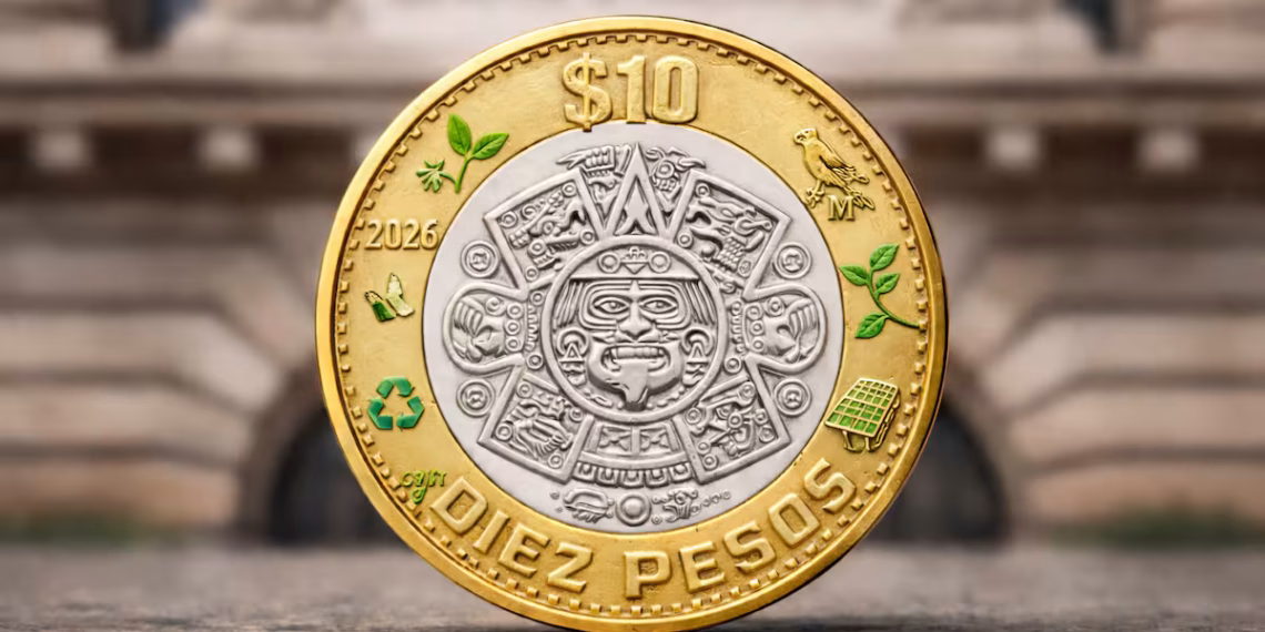 nueva moneda de 10 pesos que es más amable con el ambiente