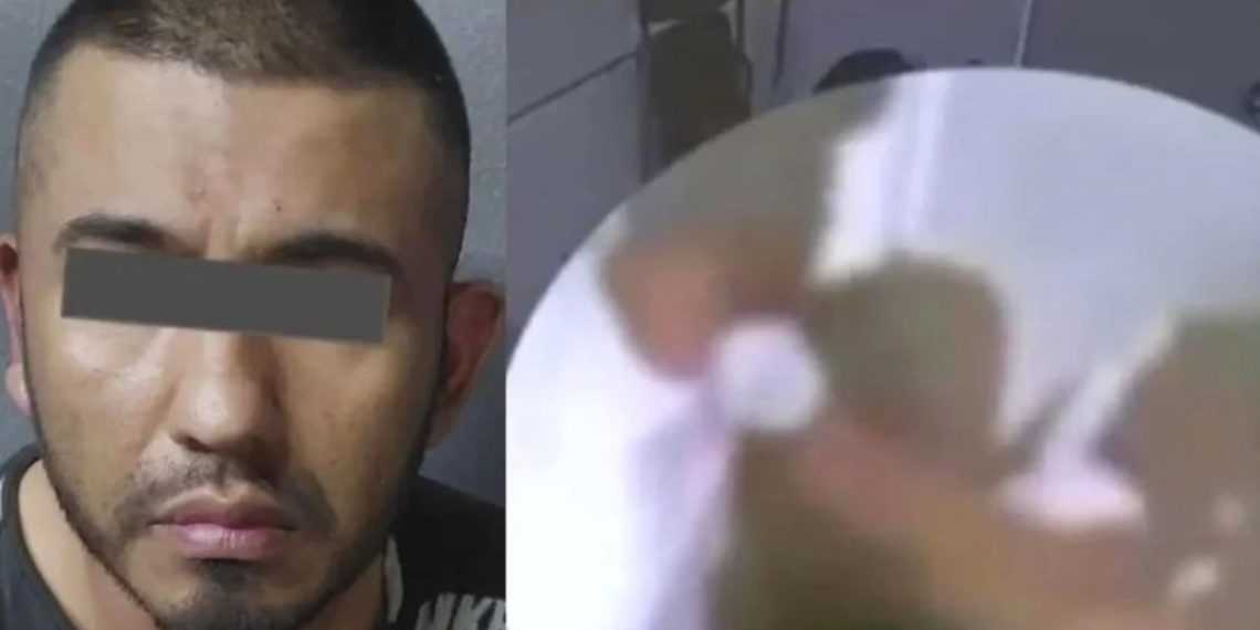 agresor en apodaca lo detienen por golpear a guardias de seguridad