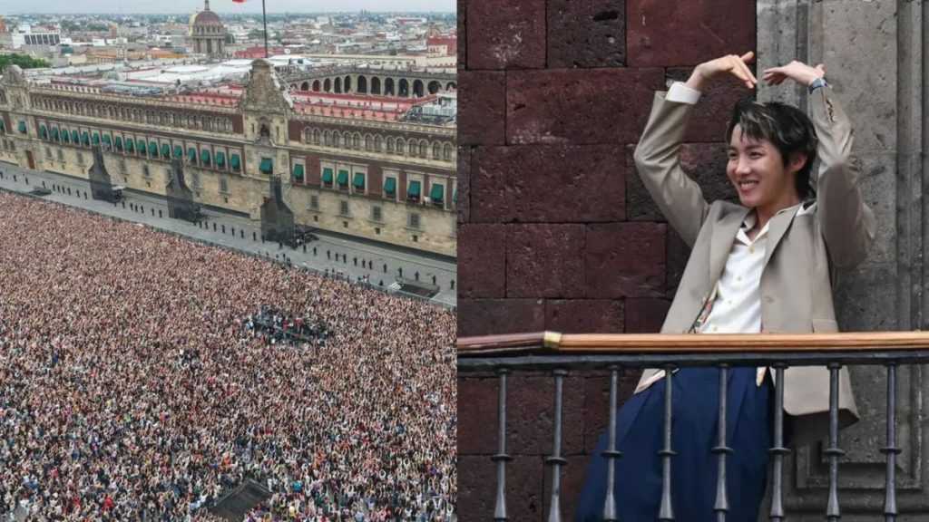 BTS en el Zócalo de CDMX