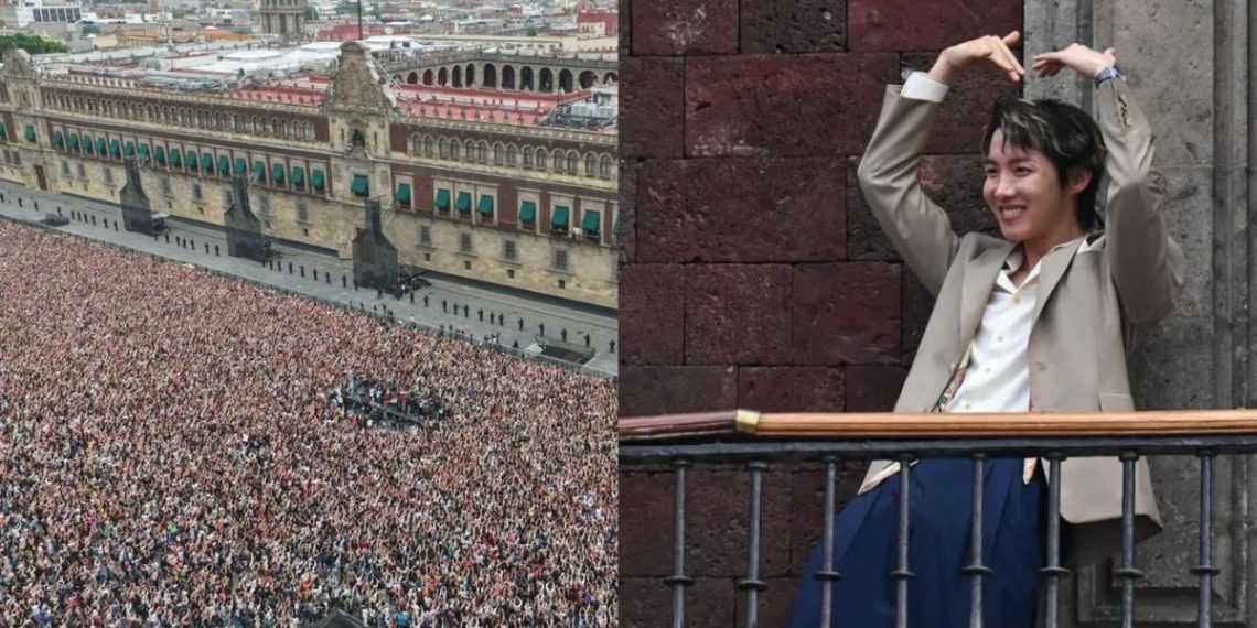 BTS en el Zócalo de CDMX