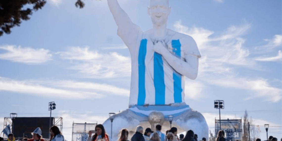 Estatua de Messi rompe récords