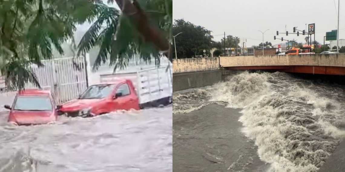 Las inundaciones se llevaron los carros