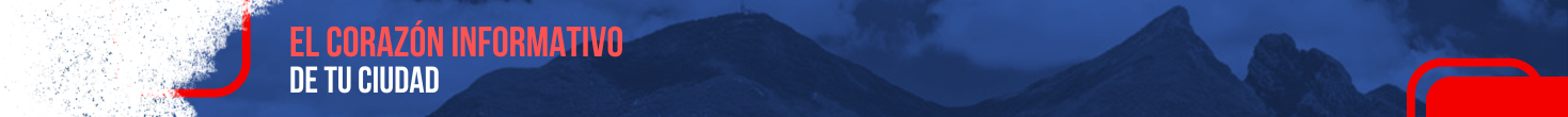 Blue banner featuring a mountain silhouette and bold red text: 'El Corazón Informativo de tu Ciudad' with red corner accents, indicating a city information hub.